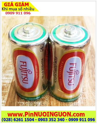 Pin Fujitsu R20N, MN2100SP2; Pin đại D 1.5v Heavy Duty Fujitsu R20N, MN2100SP2 chính hãng _Made in Indonesia